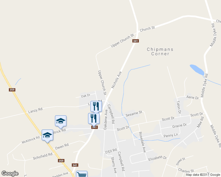 map of restaurants, bars, coffee shops, grocery stores, and more near 216 Nichols Avenue in Kentville