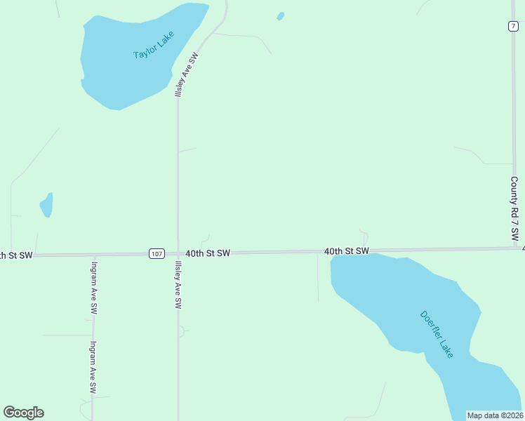 map of restaurants, bars, coffee shops, grocery stores, and more near 7938 40th Street Southwest in Howard Lake