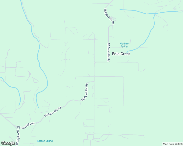 map of restaurants, bars, coffee shops, grocery stores, and more near 9590 Southeast Eola Hills Road in Amity