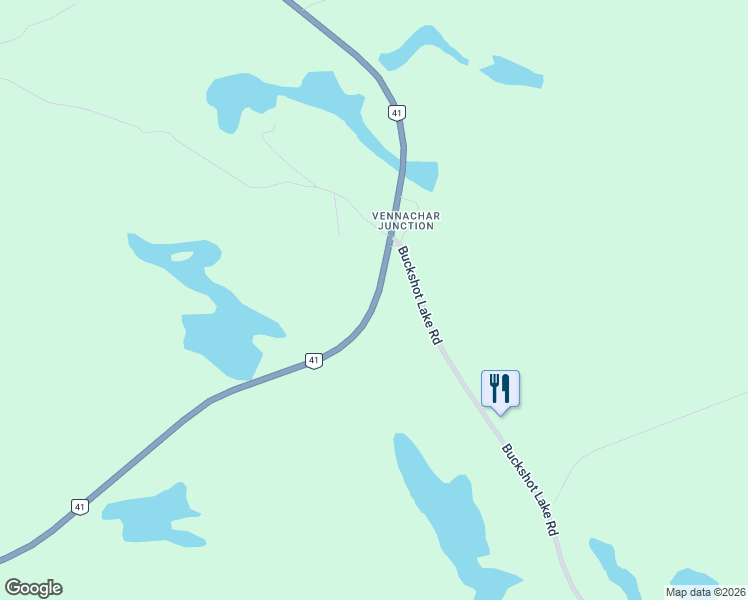 map of restaurants, bars, coffee shops, grocery stores, and more near 21508 Highway 41 in Addington Highlands