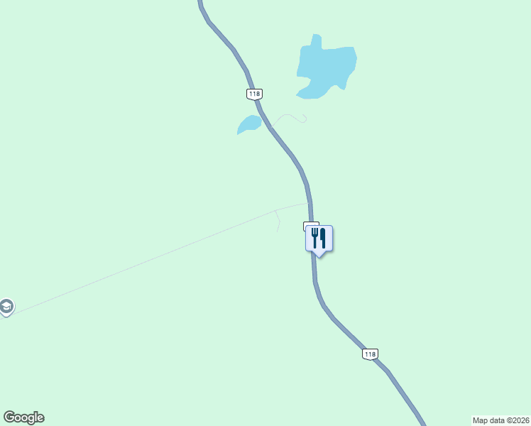 map of restaurants, bars, coffee shops, grocery stores, and more near Irish Line Road in Haliburton County