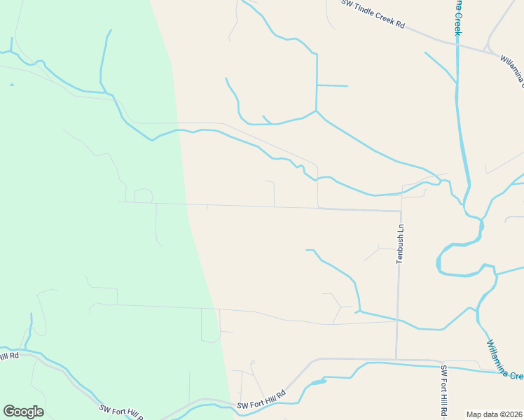 map of restaurants, bars, coffee shops, grocery stores, and more near 38805 Tenbush Lane in Willamina