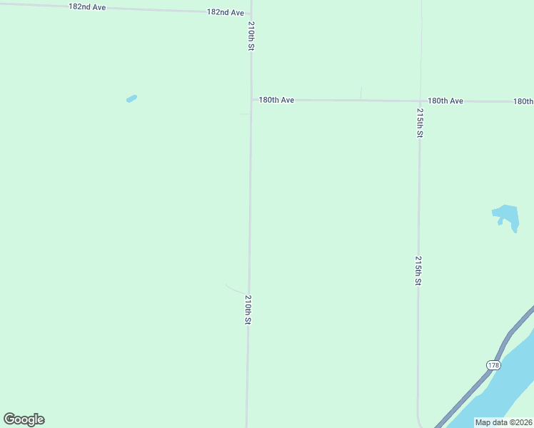 map of restaurants, bars, coffee shops, grocery stores, and more near 17657 210th Street in Jim Falls