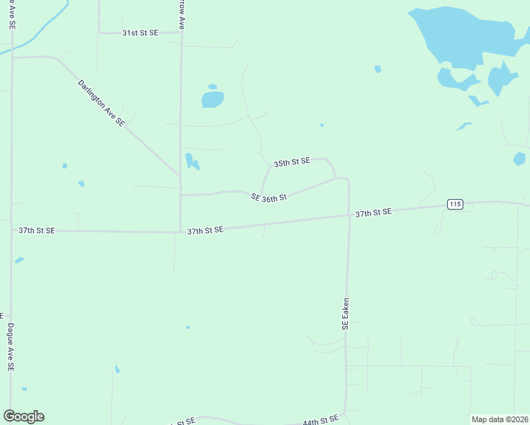 map of restaurants, bars, coffee shops, grocery stores, and more near 3723 Southeast 36th Street in Delano