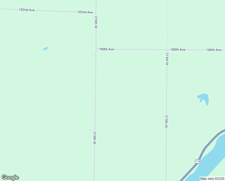 map of restaurants, bars, coffee shops, grocery stores, and more near 17657 210th Street in Jim Falls