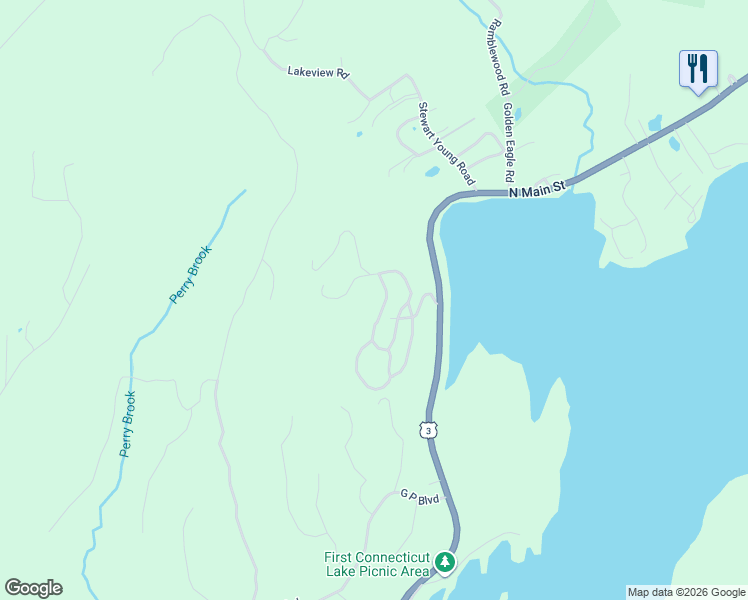 map of restaurants, bars, coffee shops, grocery stores, and more near 64 Maple Mountain Road in Pittsburg