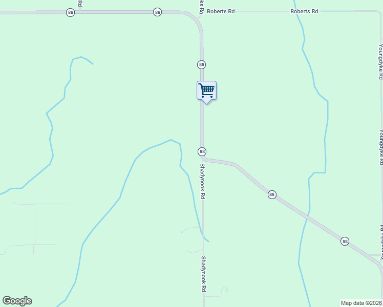 map of restaurants, bars, coffee shops, grocery stores, and more near 4065-4399 Shadynook Road in Central Lake