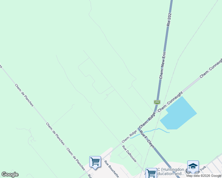 map of restaurants, bars, coffee shops, grocery stores, and more near 381 Rue Bergeron in Godmanchester