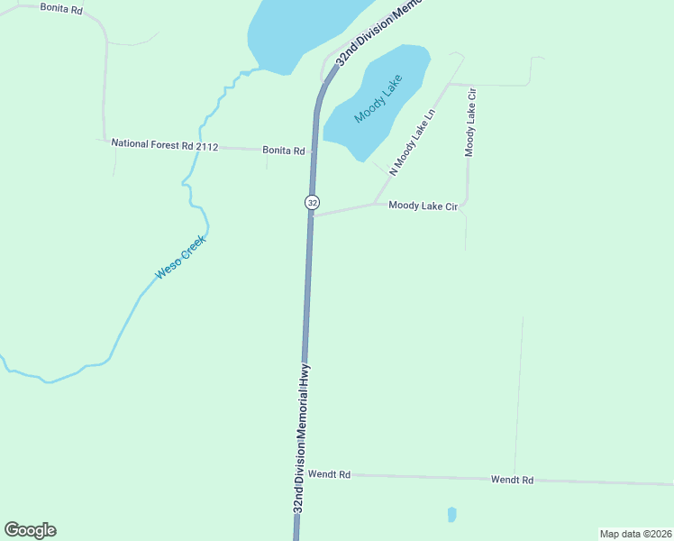 map of restaurants, bars, coffee shops, grocery stores, and more near 11690 Wisconsin 32 in Suring