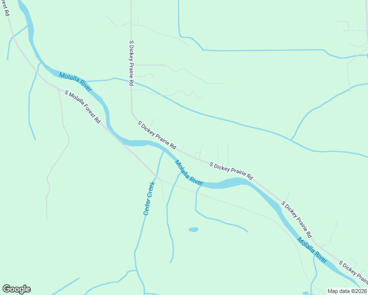 map of restaurants, bars, coffee shops, grocery stores, and more near 34841 South Dickey Prairie Road in Molalla