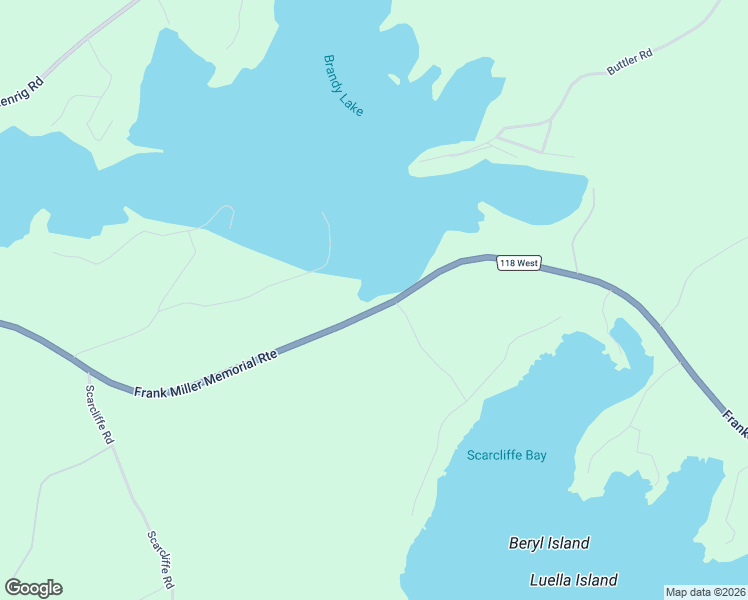 map of restaurants, bars, coffee shops, grocery stores, and more near 1066 Brandy Crest Road in Port Carling