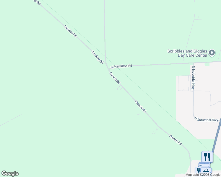 map of restaurants, bars, coffee shops, grocery stores, and more near 3135-3699 French Road in Alpena