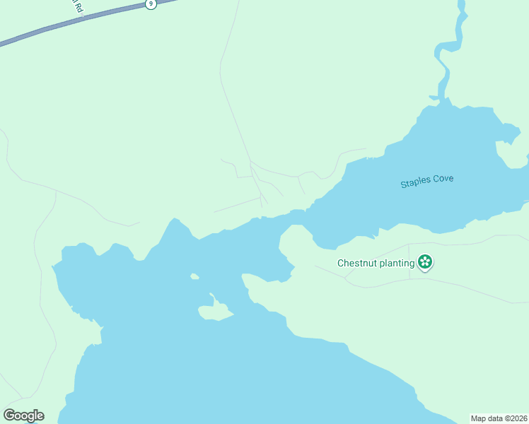 map of restaurants, bars, coffee shops, grocery stores, and more near 55 Chase Road in Baileyville