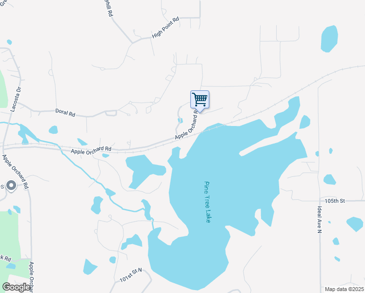 map of restaurants, bars, coffee shops, grocery stores, and more near 100 Apple Orchard Road in Saint Paul