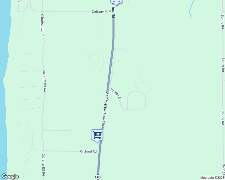 map of restaurants, bars, coffee shops, grocery stores, and more near 4163 Ski View Drive in Fish Creek