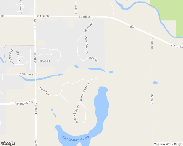 map of restaurants, bars, coffee shops, grocery stores, and more near 1458 166th Avenue in New Richmond