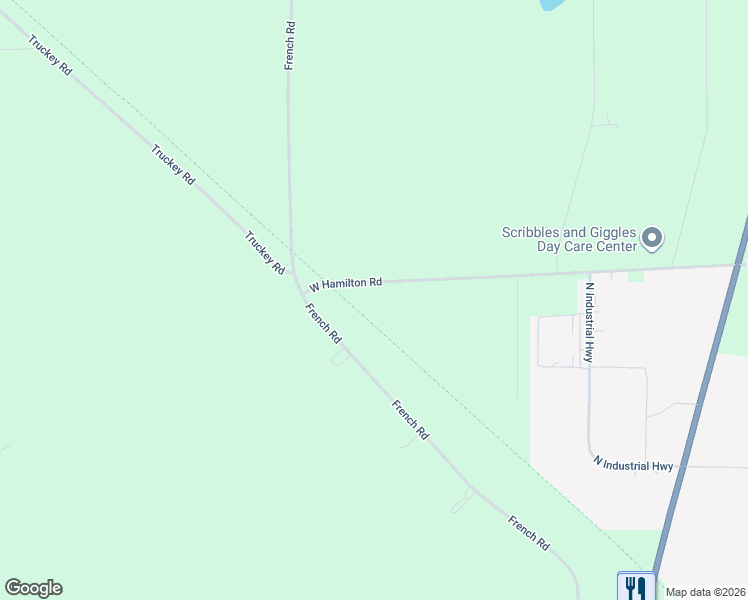 map of restaurants, bars, coffee shops, grocery stores, and more near 1070-1314 West Hamilton Road in Alpena