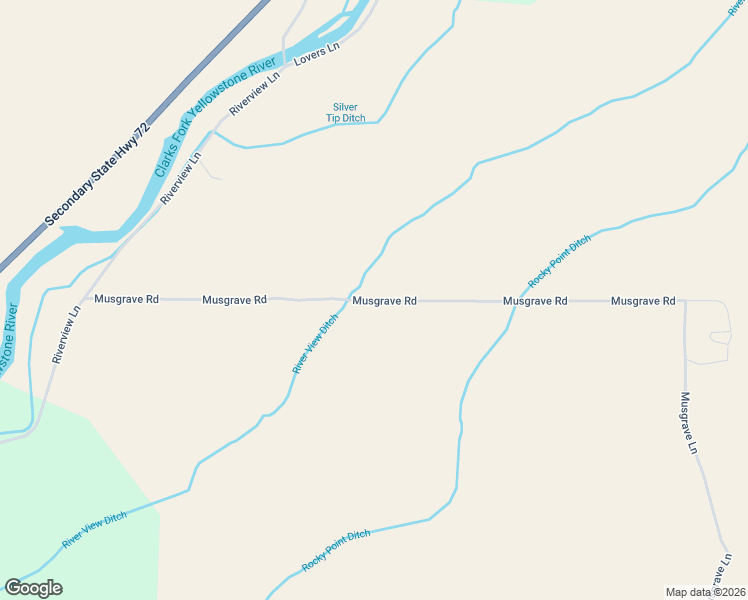 map of restaurants, bars, coffee shops, grocery stores, and more near 61 Musgrave Road in Belfry