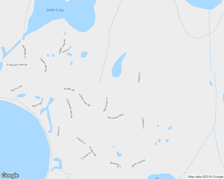 map of restaurants, bars, coffee shops, grocery stores, and more near 9 Red Forest Lane in North Oaks