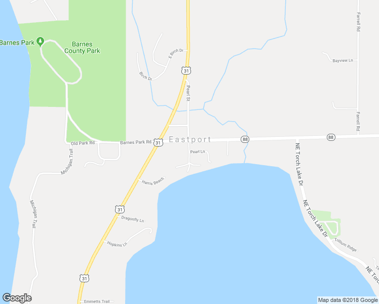 map of restaurants, bars, coffee shops, grocery stores, and more near 11998 Pearl Lane in Central Lake