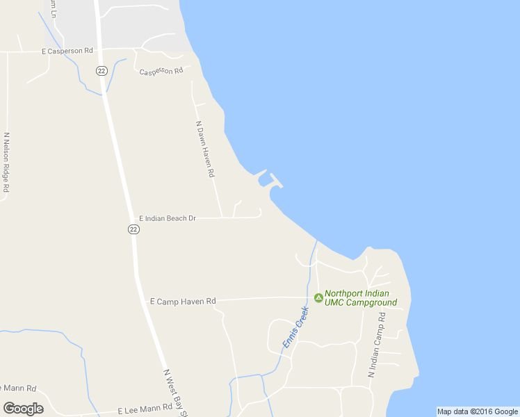 map of restaurants, bars, coffee shops, grocery stores, and more near 8584 Indian Beach Road in Northport
