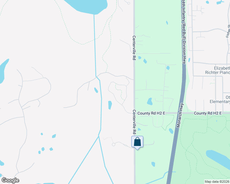 map of restaurants, bars, coffee shops, grocery stores, and more near 5440 Centerville Road in White Bear Lake