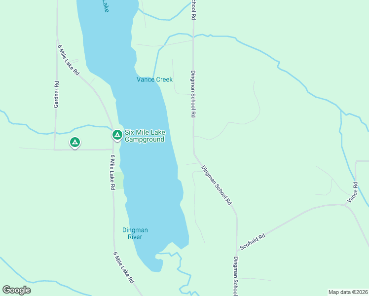 map of restaurants, bars, coffee shops, grocery stores, and more near 5023 Dingman School Road in East Jordan