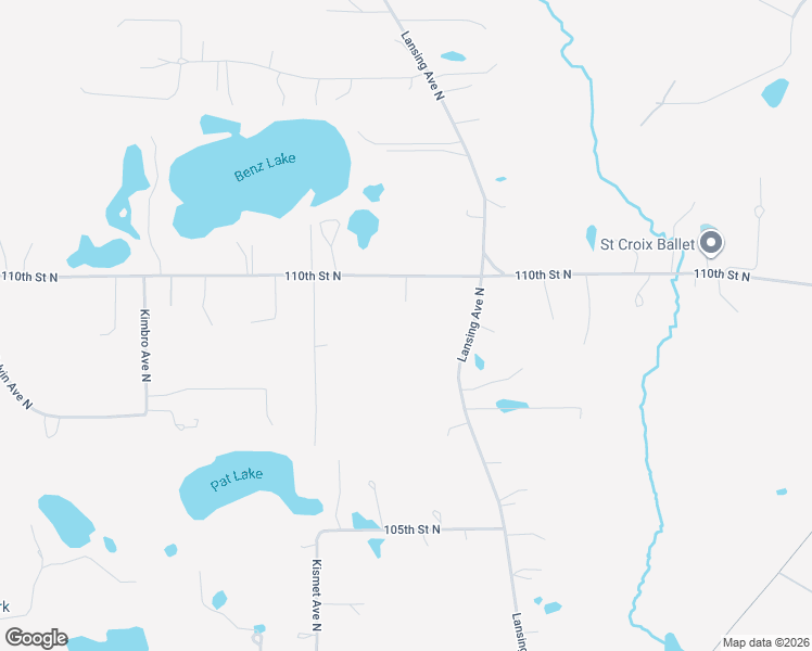 map of restaurants, bars, coffee shops, grocery stores, and more near 10833 110th Street North in Stillwater