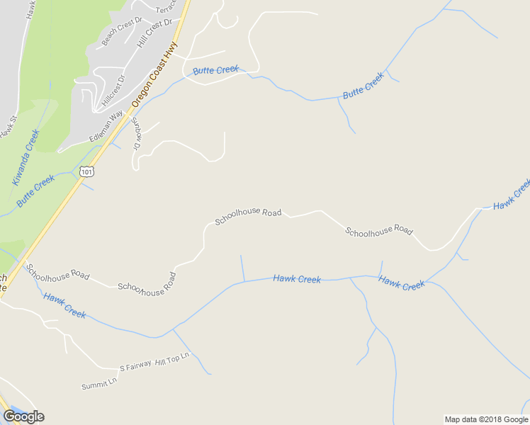 map of restaurants, bars, coffee shops, grocery stores, and more near Schoolhouse Road in Neskowin