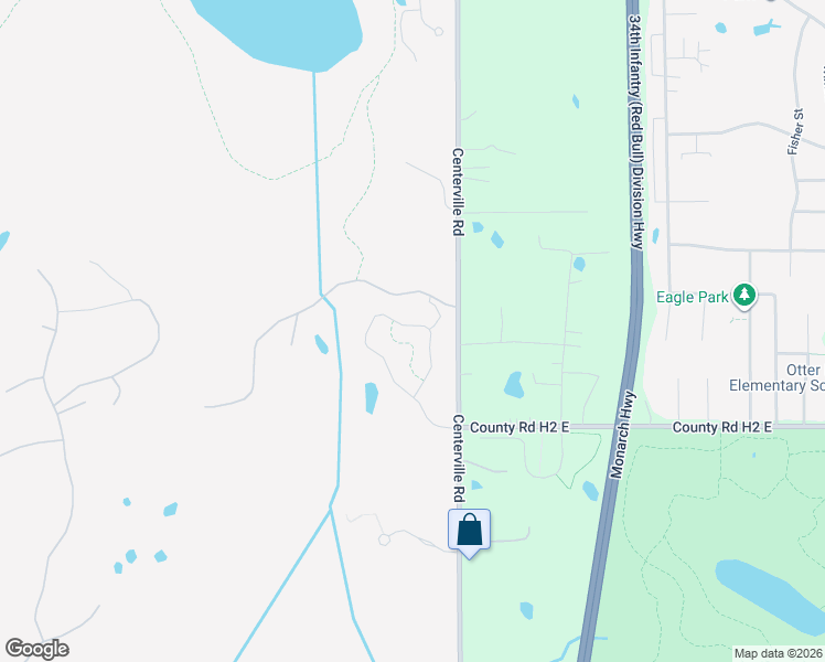map of restaurants, bars, coffee shops, grocery stores, and more near 5440 Centerville Road in White Bear Lake