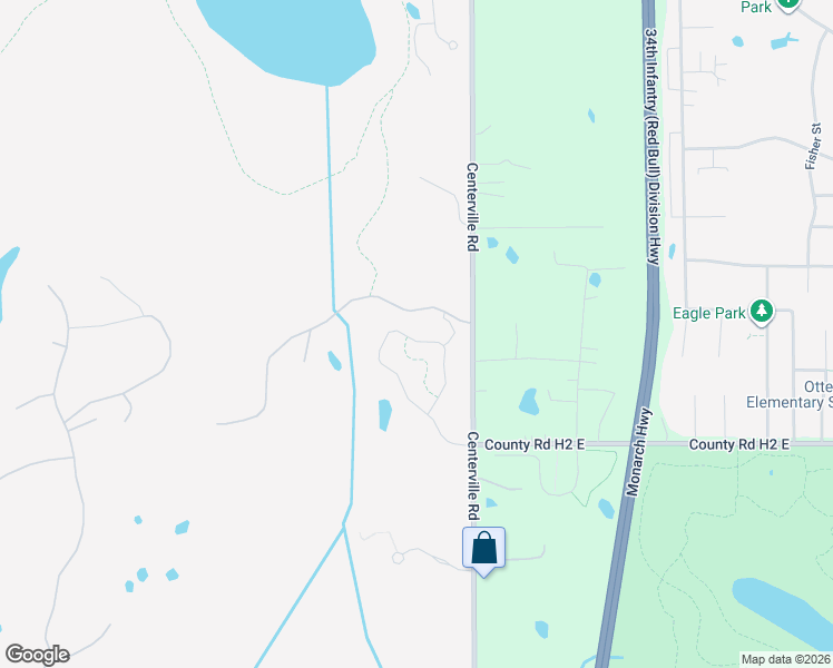 map of restaurants, bars, coffee shops, grocery stores, and more near 5470 County Highway 59 in North Oaks
