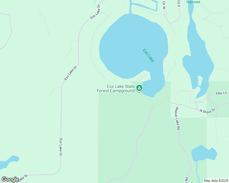 map of restaurants, bars, coffee shops, grocery stores, and more near North Shore Drive in Hillman