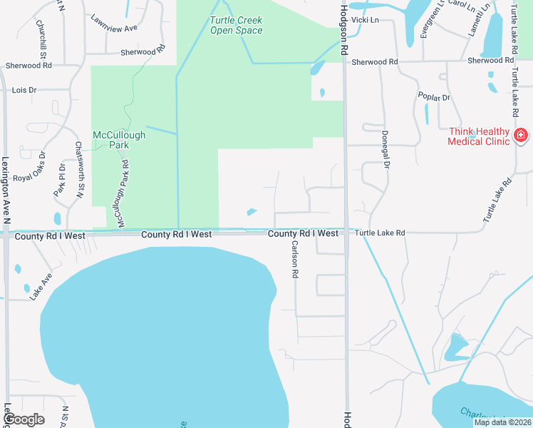 map of restaurants, bars, coffee shops, grocery stores, and more near 5563 Alameda Street in Shoreview