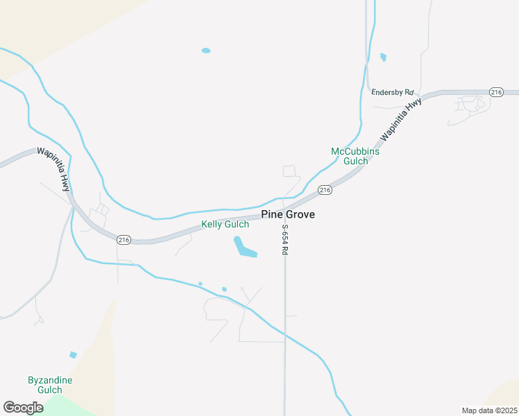 map of restaurants, bars, coffee shops, grocery stores, and more near 77687 Oregon 216 in Maupin