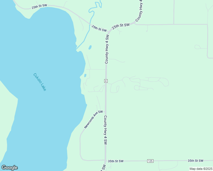 map of restaurants, bars, coffee shops, grocery stores, and more near 2913 County Highway 4 in Cokato