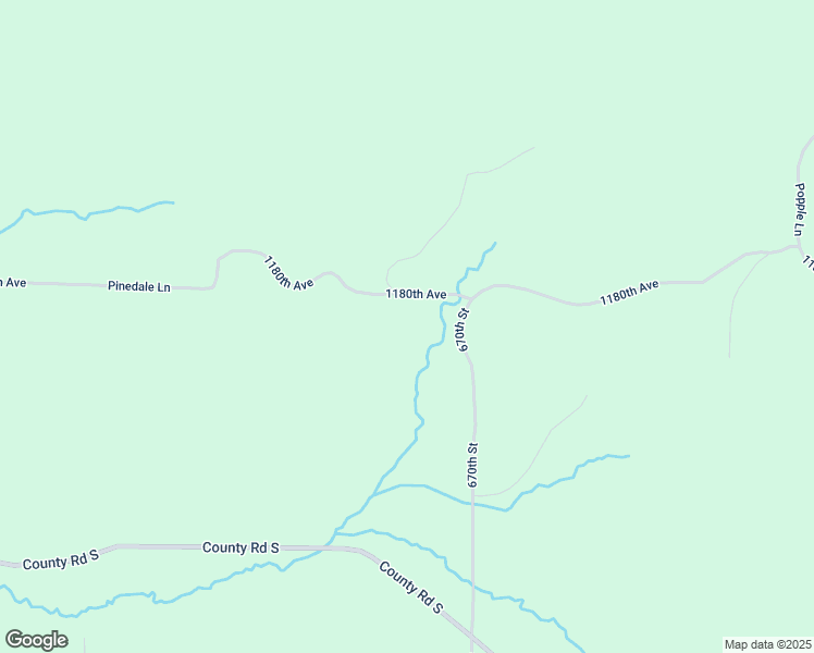 map of restaurants, bars, coffee shops, grocery stores, and more near E6608 1180th Avenue in Wheeler