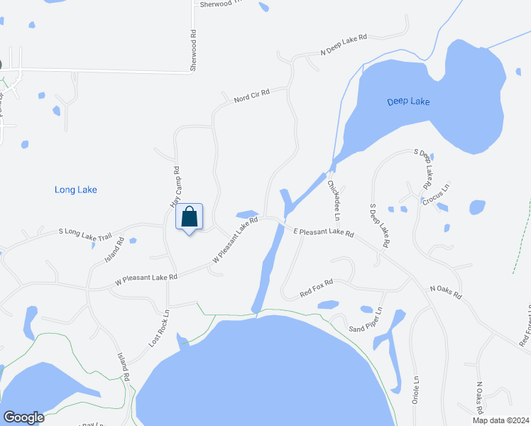 map of restaurants, bars, coffee shops, grocery stores, and more near 63 Nord Circle Road in North Oaks