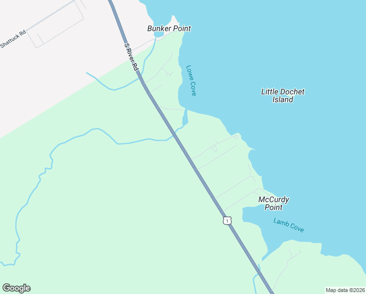 map of restaurants, bars, coffee shops, grocery stores, and more near 92 Rural Route 1 in Robbinston