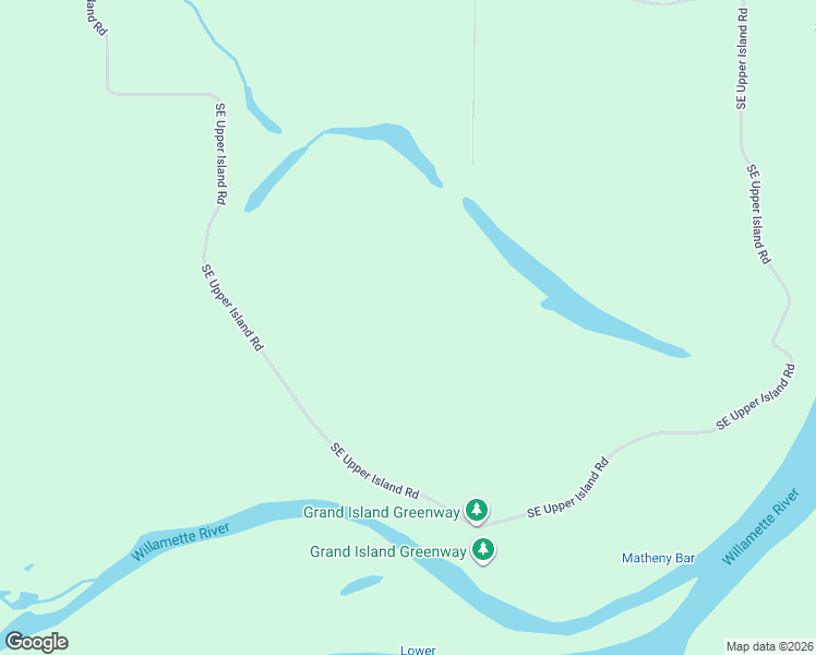 map of restaurants, bars, coffee shops, grocery stores, and more near 20257 Southeast Upper Island Road in Dayton