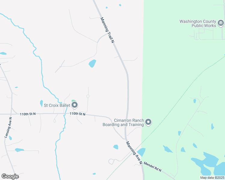 map of restaurants, bars, coffee shops, grocery stores, and more near 11220 Manning Trail North in Stillwater
