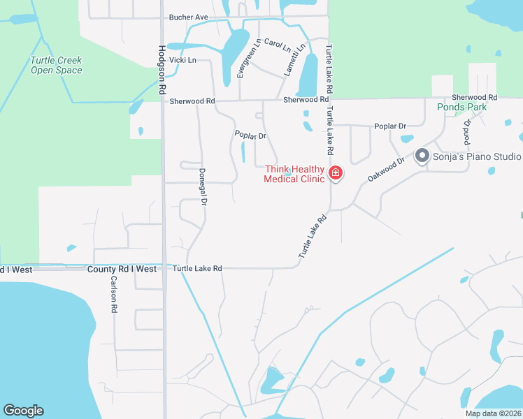 map of restaurants, bars, coffee shops, grocery stores, and more near 5618 Heather Ridge Court in Shoreview