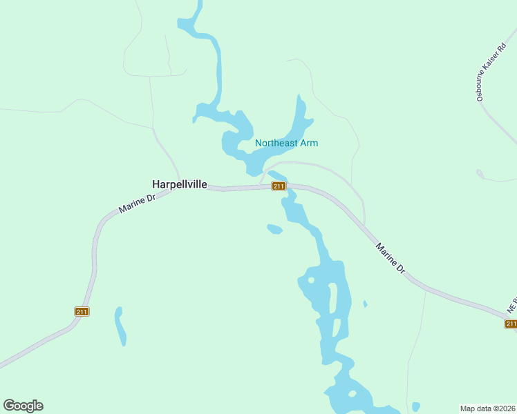 map of restaurants, bars, coffee shops, grocery stores, and more near in Harpellville