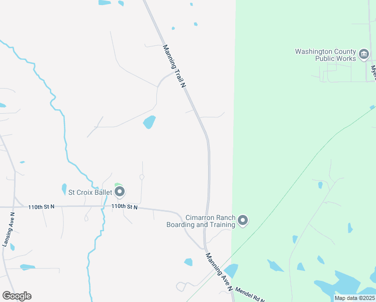 map of restaurants, bars, coffee shops, grocery stores, and more near 11220 Manning Trail North in Stillwater