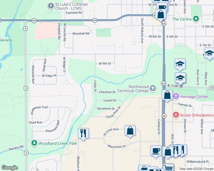 map of restaurants, bars, coffee shops, grocery stores, and more near 949 Monette Avenue in New Richmond
