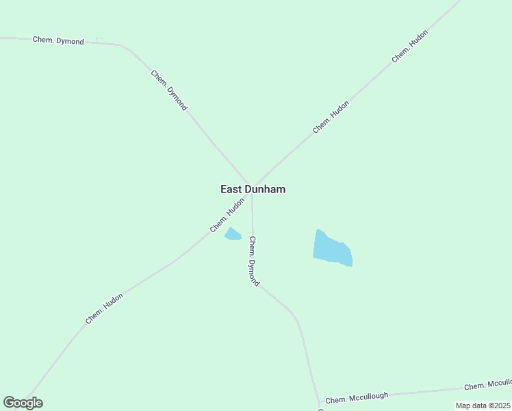 map of restaurants, bars, coffee shops, grocery stores, and more near 1107 Chemin Dymond in Dunham