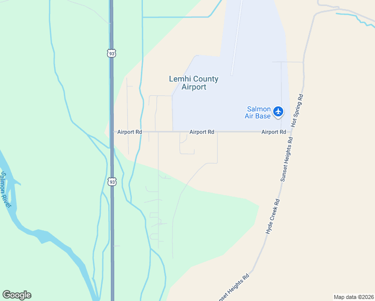 map of restaurants, bars, coffee shops, grocery stores, and more near 10 Morgan Road in Salmon