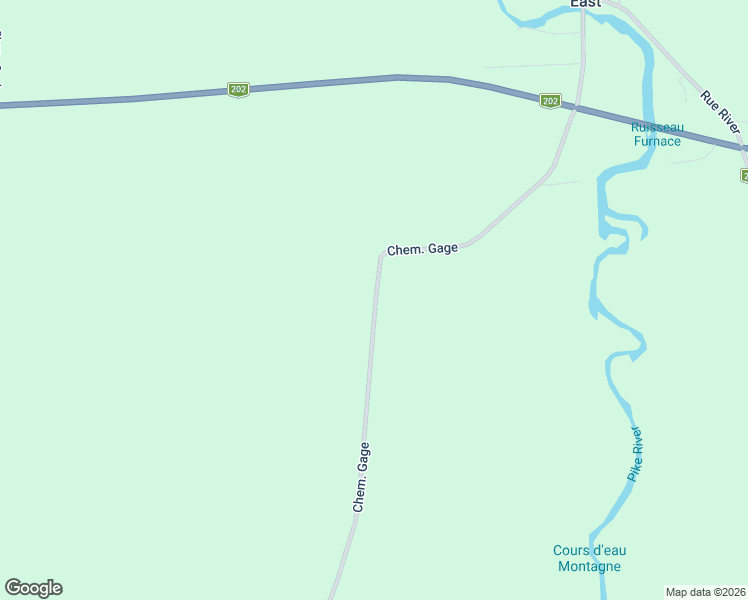 map of restaurants, bars, coffee shops, grocery stores, and more near 42 Chemin Gage in Stanbridge East