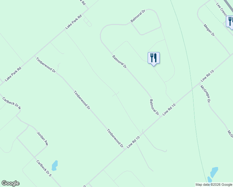 map of restaurants, bars, coffee shops, grocery stores, and more near 265 Justin Drive in Carleton Place