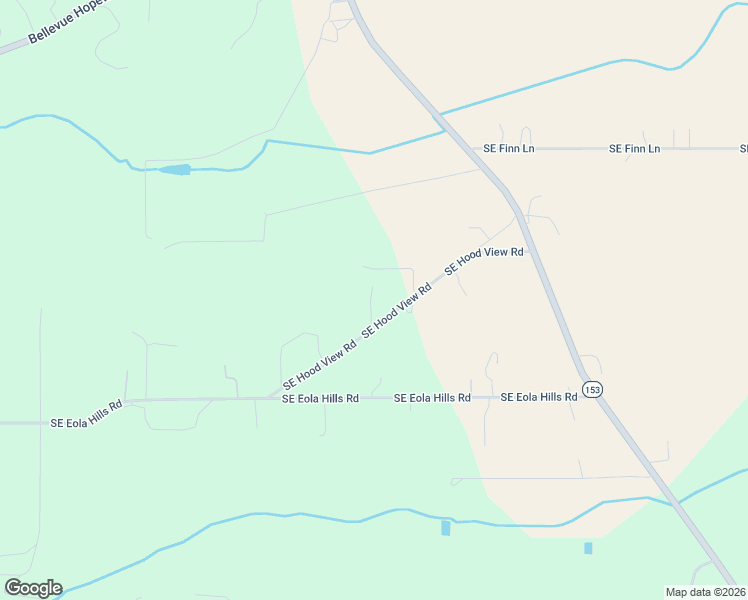 map of restaurants, bars, coffee shops, grocery stores, and more near 11931 Southeast Hood View Road in Amity