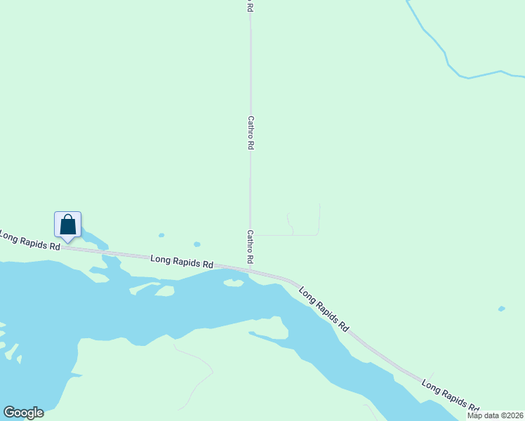 map of restaurants, bars, coffee shops, grocery stores, and more near 4467-4697 Cathro Road in Alpena